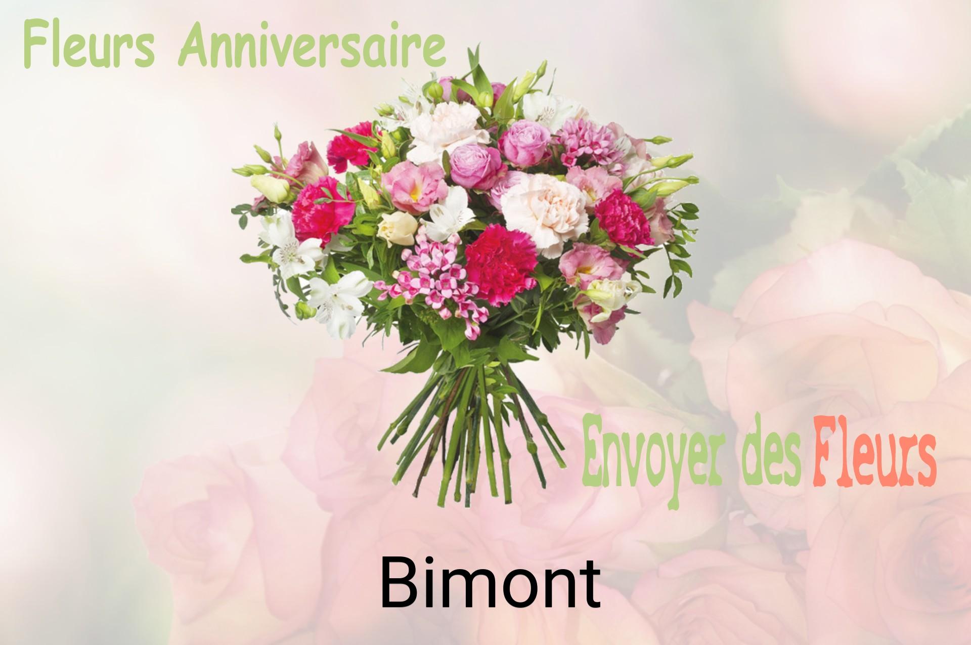 Bouquet de fleurs d’anniversaire livré à Bimont